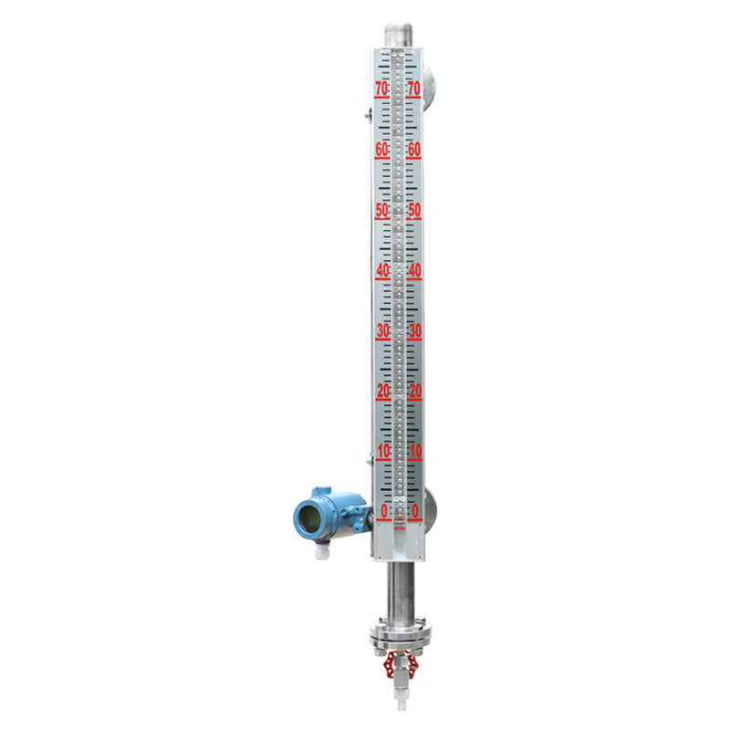 Magnetic float level gauge delivery