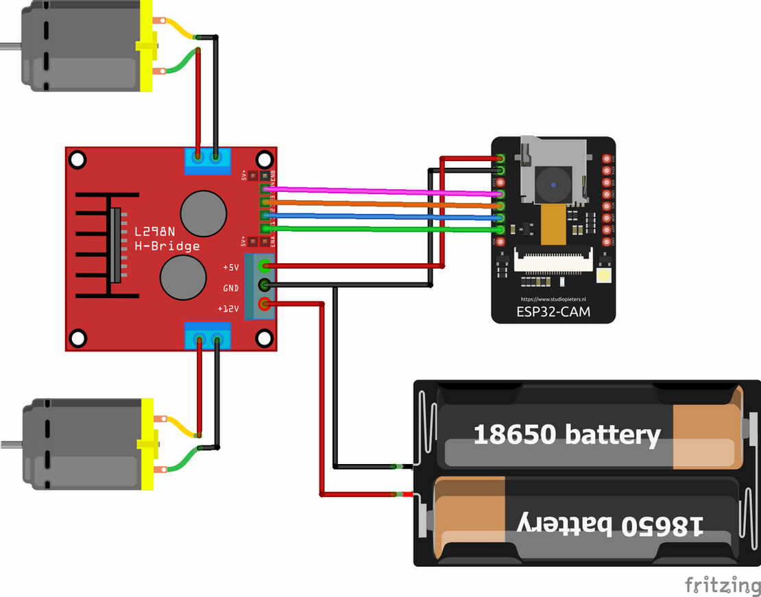 Build an ESP32CAM Robot Car, esp32 car - okgo.net