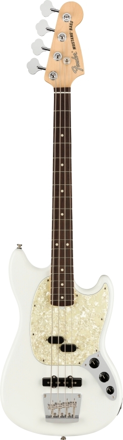 American Performer Mustang® Bass - Arctic White