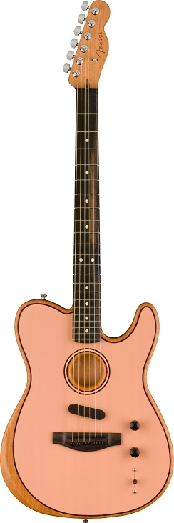 Limited Edition American Acoustasonic® Telecaster®, Shell Pink - 