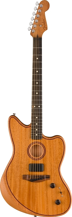 American Acoustasonic® Jazzmaster® All-Mahogany - Natural