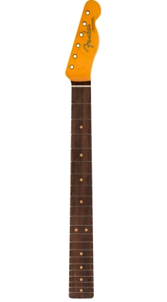 American Vintage II 1963 Telecaster Neck, 21 Vintage Tall Frets, 7.25" Radius, Rosewood - 