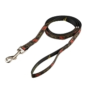 Fender® Monogram Logo Dog Leash - Black and Red