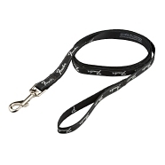 Fender® Running Logo Dog Leash - Black and White