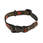 Fender® Monogram Logo Dog Collar - Black and Red