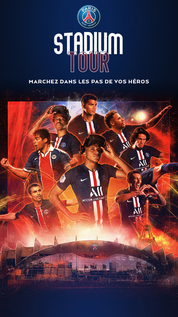 PSG STADIUM TOUR - PARC DES PRINCES at PARIS 16 | Buy your ...