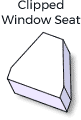 Select a Custom Clipped Window Seat Boat Cushion