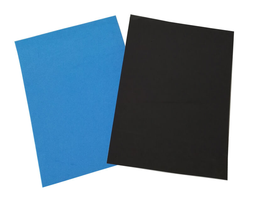 Blue and Black EVA Foam Sheets