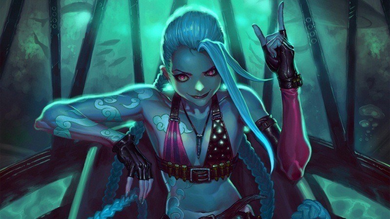 anime girls Jinx:: Fond Ecran HD