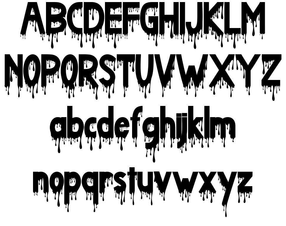 Bloody Terror font by Yoga Letter | FontRiver