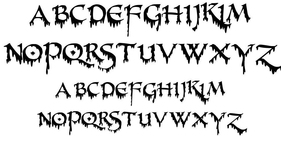 Creepy Fonts