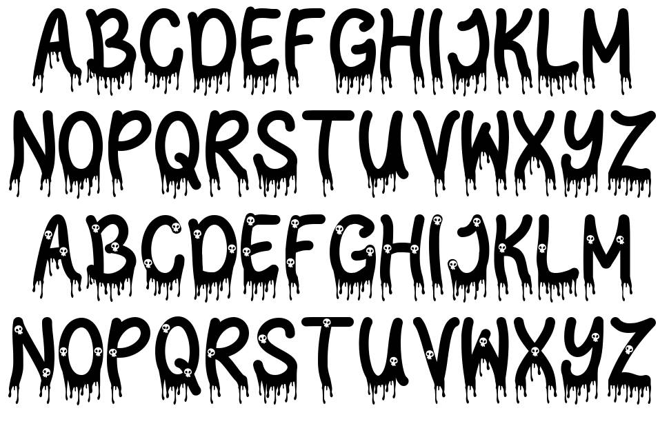 Scary Blood font by Alif Ryan Zulfikar | FontRiver