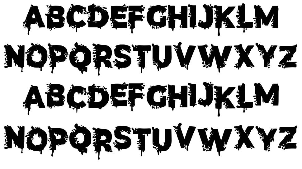 Terror Letter font by Khurasan | FontRiver