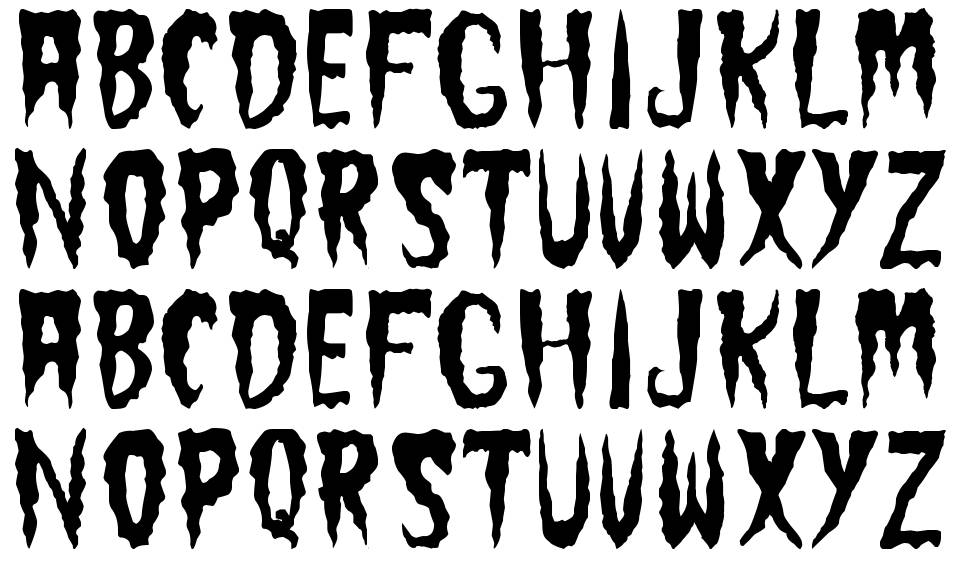 The Cramps font by Bri'n St´ven Alborn'z - FontRiver