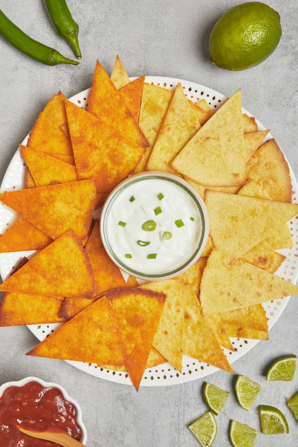 Air Fryer Tortilla Chips - Food Faith Fitness