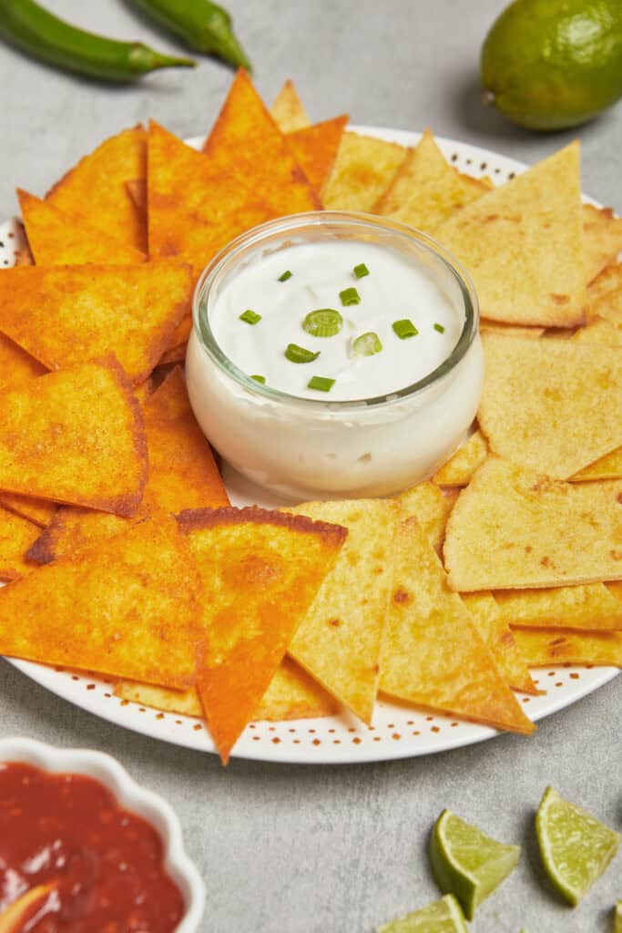 Air Fryer Tortilla Chips - Food Faith Fitness