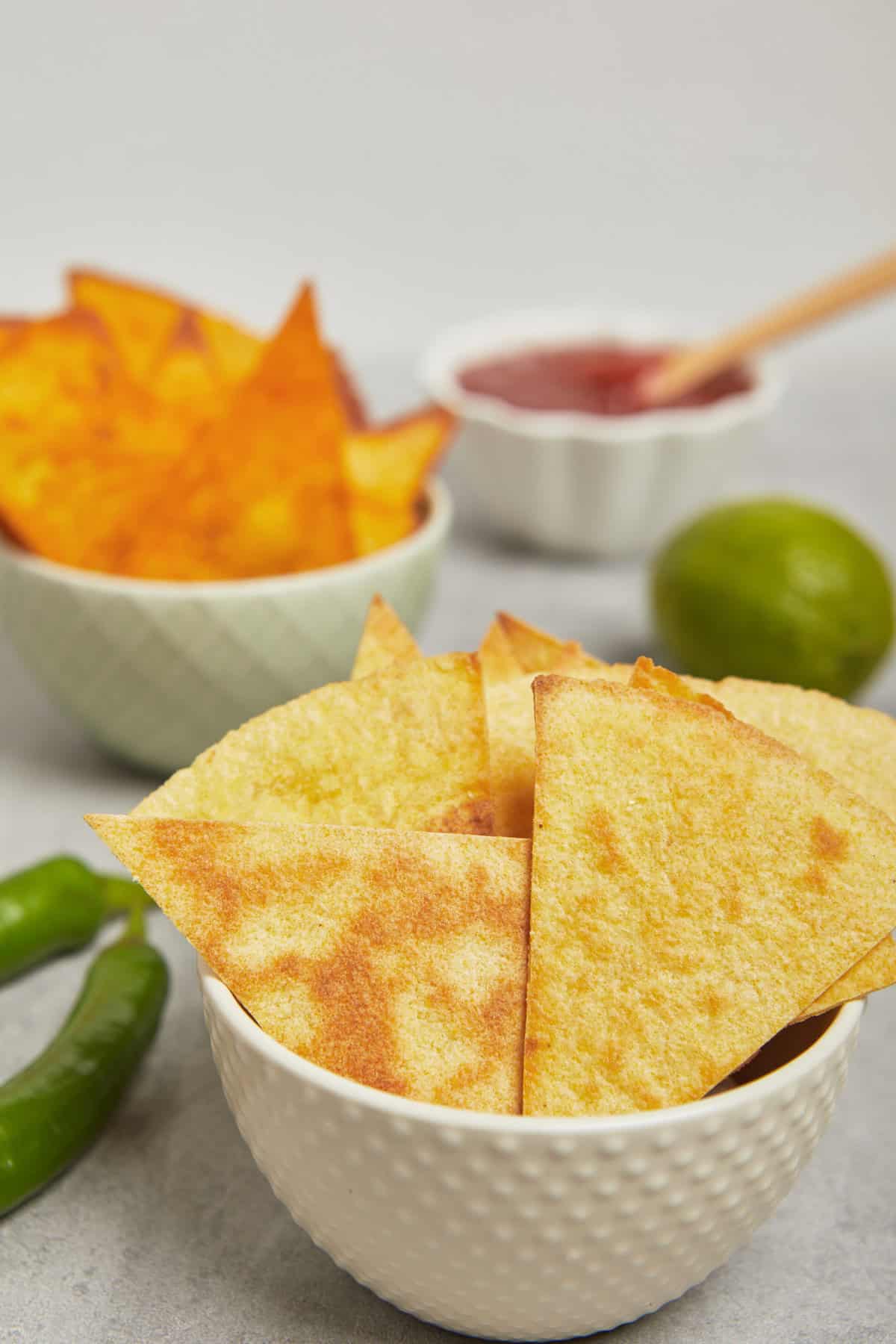 Air Fryer Tortilla Chips - Food Faith Fitness