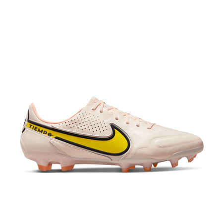 Nike Tiempo 9 Elite FG blanc jaune