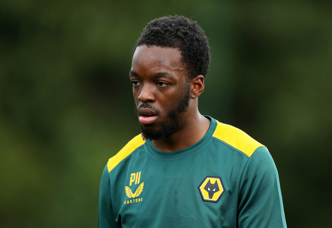 Austin Samuels of Wolverhampton Wanderers looks on during a Wolverhampton Wanderers Pre-Season Training Session at Sir Jack Hayward Training Ground...