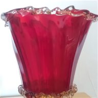 cranberry glass vase for sale