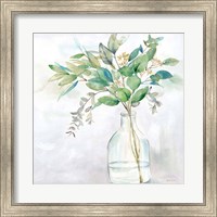 Framed Eucalyptus Vase I