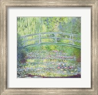 Framed Waterlily Pond with the Japanese Bridge, 1899