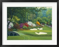 Framed Augusta on the 12th hole