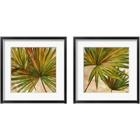 Framed 'New Palmera Take Two 2 Piece Framed Art Print Set' border=