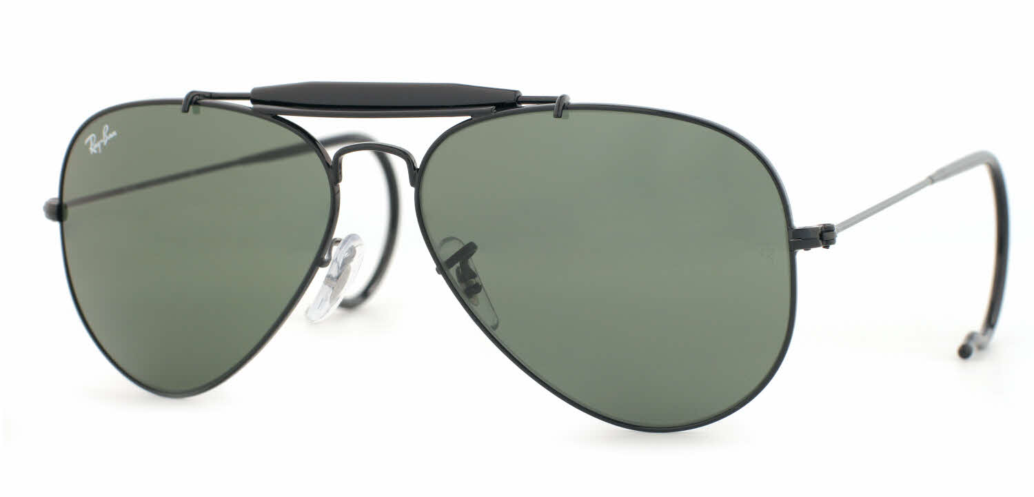 Ray Ban Rb3030 Outdoorsman Aviator With Cable Temples Sunglasses