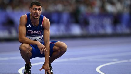 Le Français Wilfried Happio lors des Jeux olympiques de Paris, le 7 août 2024. (JEWEL SAMAD / AFP)