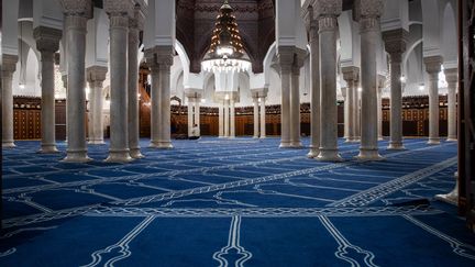 Au sein de la Grande Mosquée de Paris, le 13 octobre 2022. (JOEL SAGET / AFP)