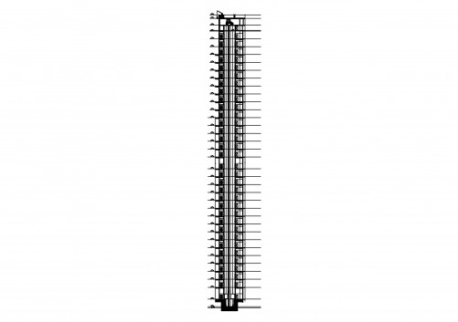 Elevator shaft section | FREE AUTOCAD BLOCKS