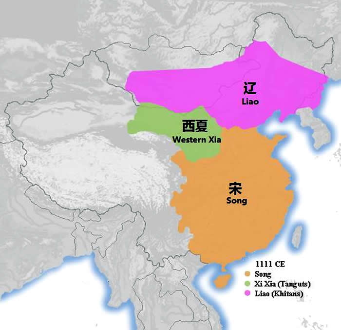 Picture Information: Map of Western Xia Dynasty