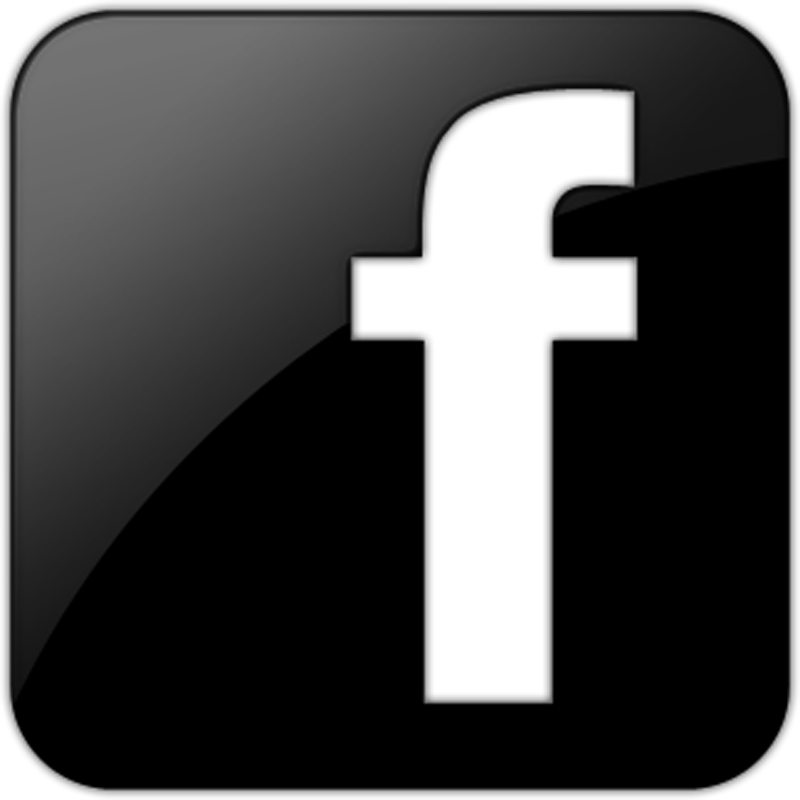 Black Facebook Logo Transparent Background