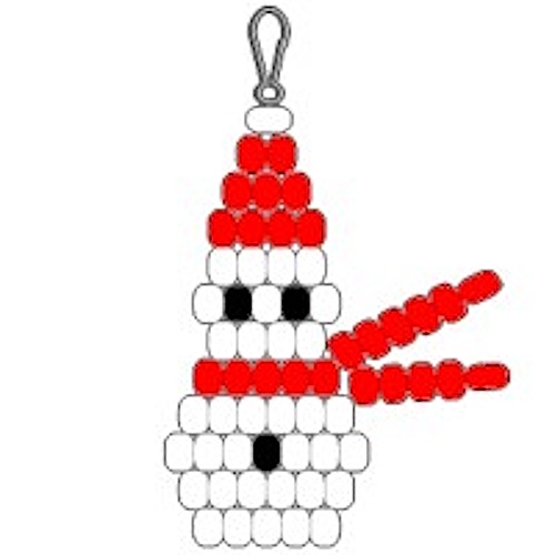 Beadie Snowman Pattern