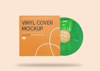 Vinyl Cover Free Mockup