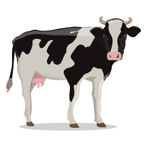 cow illustration farm transparent png svg vector #12881