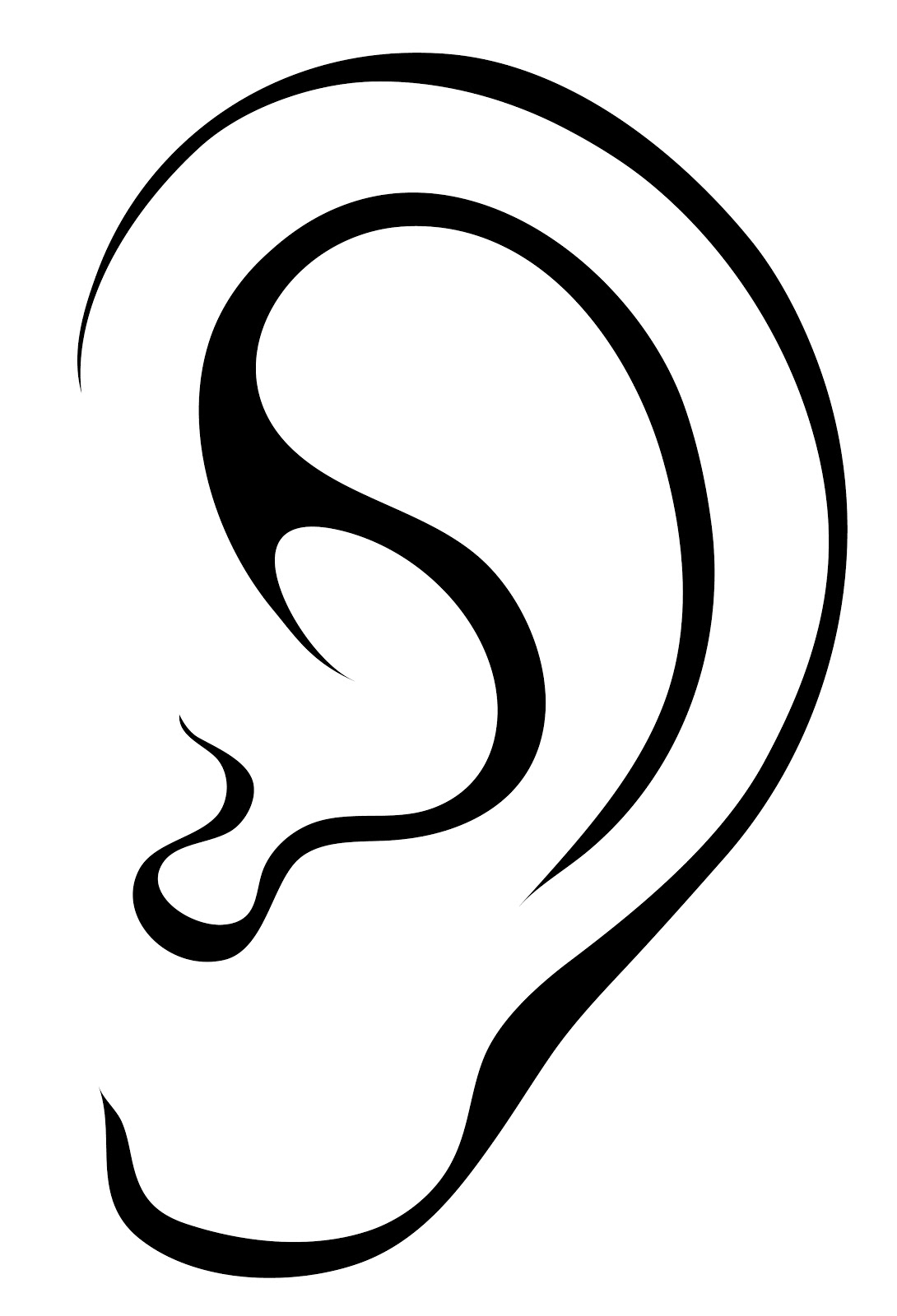 ear clipart, listening ears images clipart panda clipart images #32100