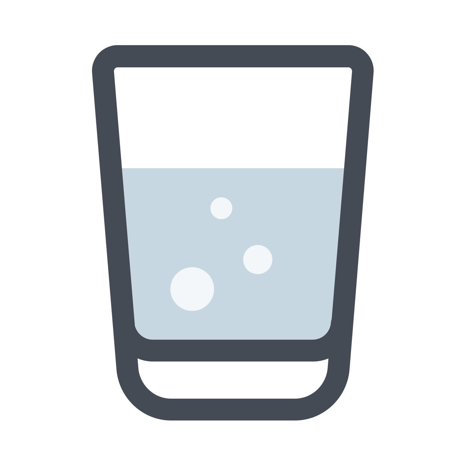 water glass icon download png and vector #26975