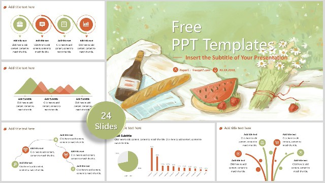 <strong>Beautiful Watercolor Style PowerPoint Templates</strong>