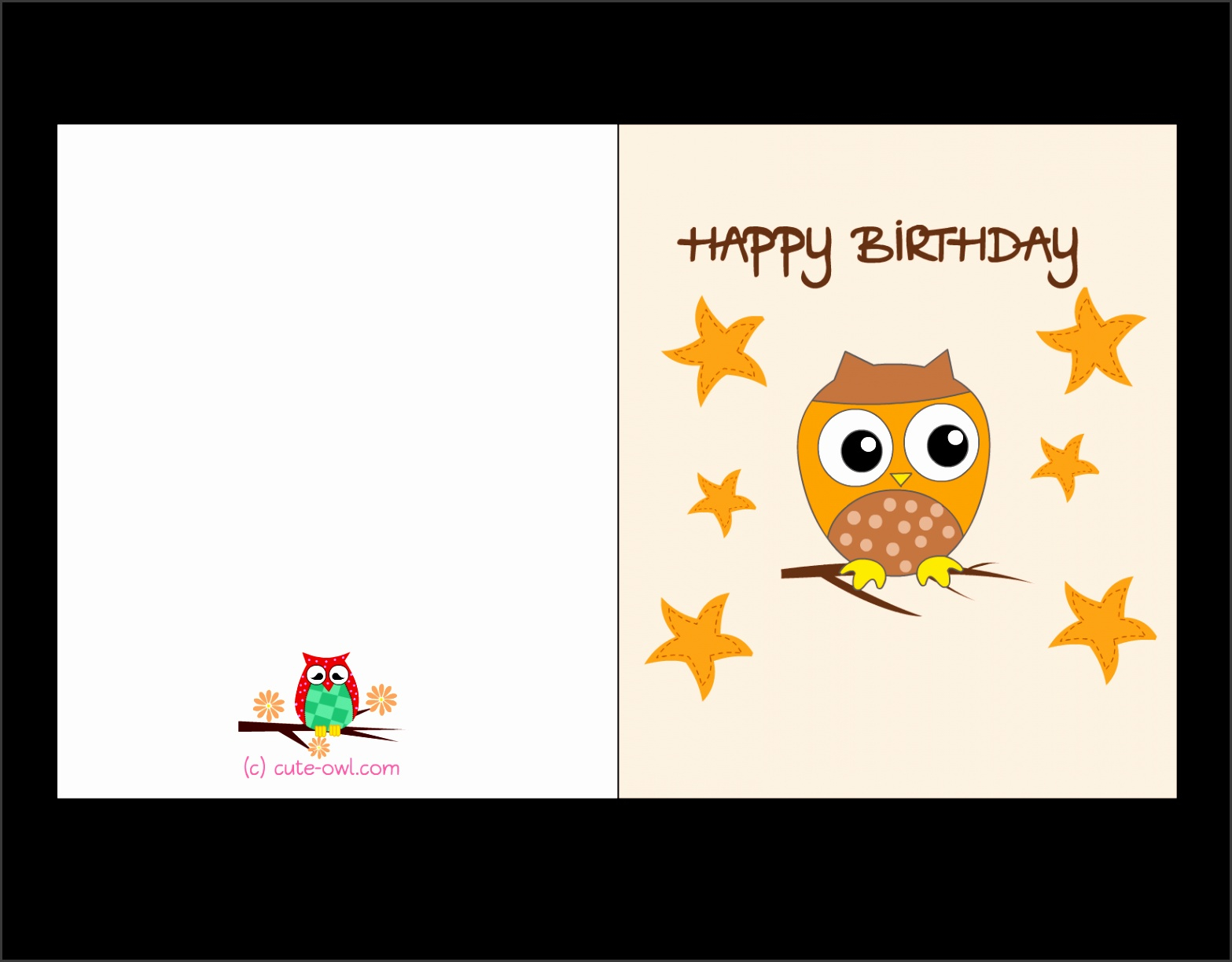 free printable birthday card template - find free printable birthday ...