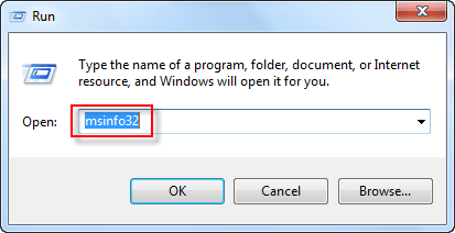 msinfo32 command
