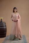 Peach Ombre Anarkali