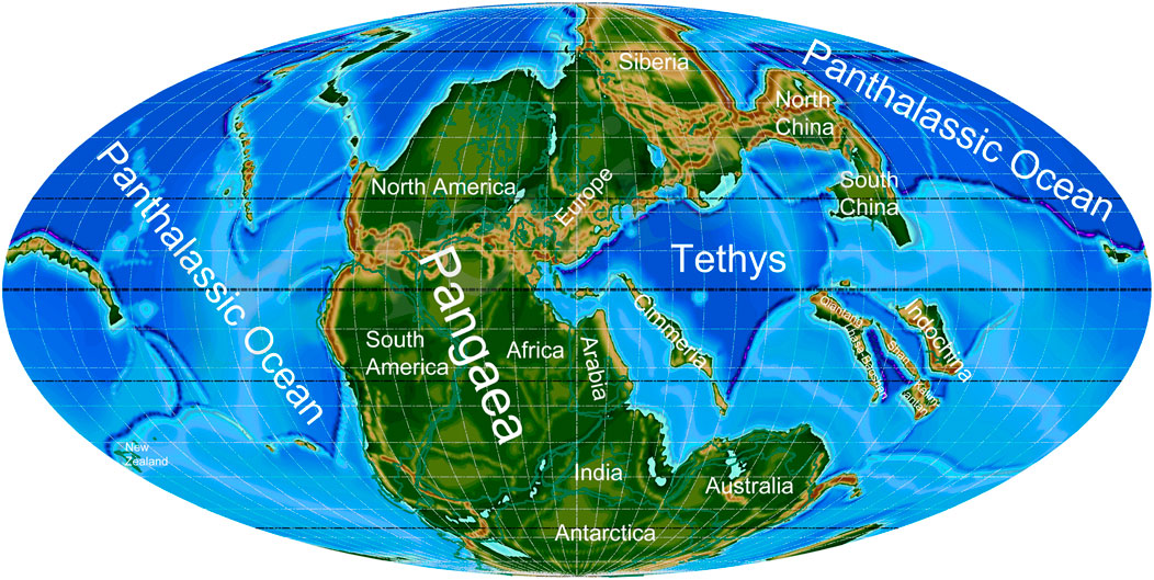 Earth Surface During Triassic Period