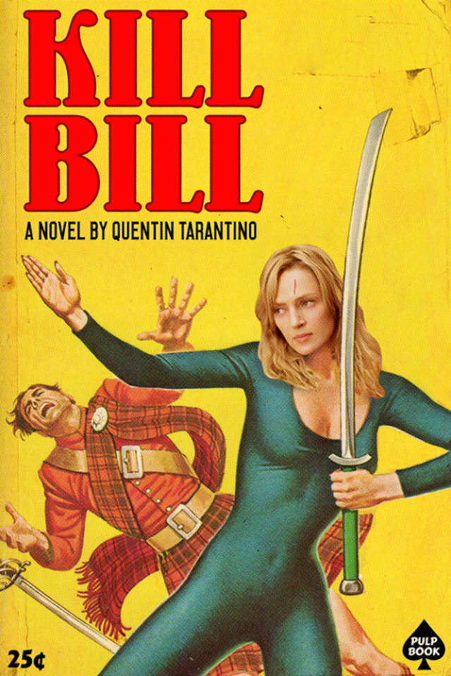 Tarantino’s Movies Revisited in Vintage Books – Fubiz Media