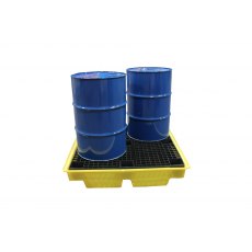 4 Drums Spill Pallet - Low Profile - BP4L