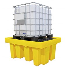 Single IBC Spill Pallet with Removable Grid -BB1