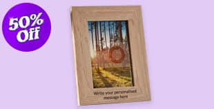 50% Off Selected Photo Frames