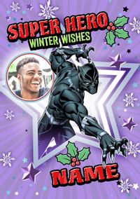 Tap to view Black Panther Christmas Photo Card