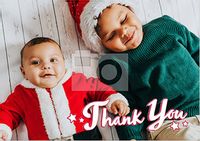 Tap to view Thank You Photo Landscape Xmas Card